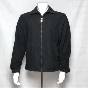 3M Kenneth Cole Reaction  Wool Bomber Jacket Zip